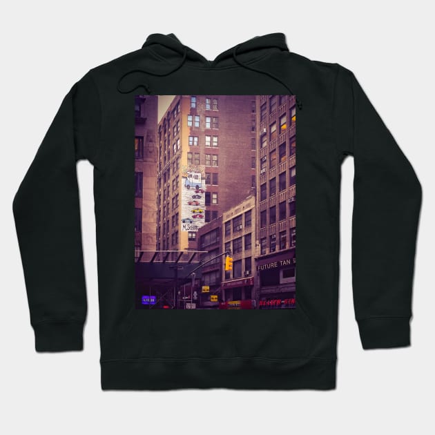 Seventh Ave, Garment District, Manhattan, NYC Hoodie by eleonoraingrid